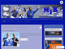 Tablet Screenshot of madeinbrumfanzine.com